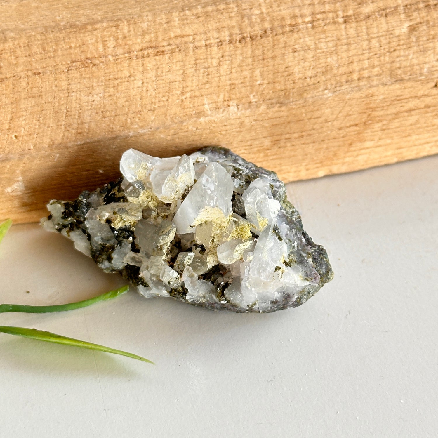 Epidote & Quartz Cluster 26g - High Quality