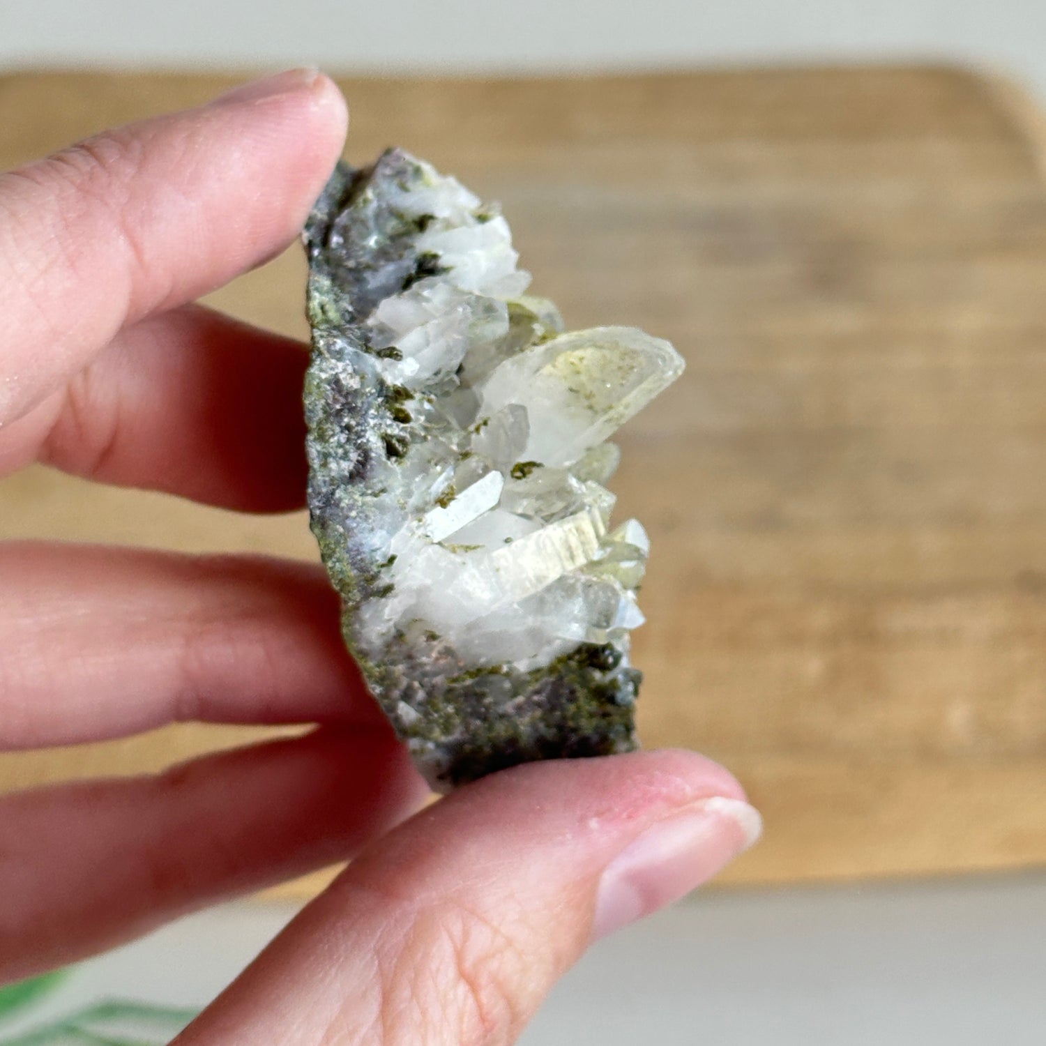 Epidote & Quartz Cluster 26g - High Quality