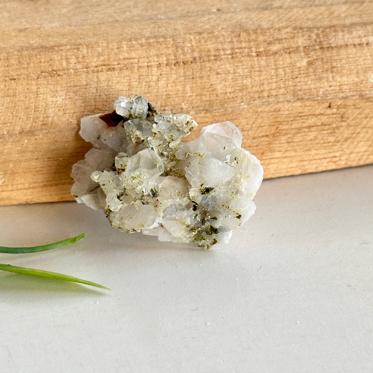 Epidote & Quartz Cluster 12g - High Quality