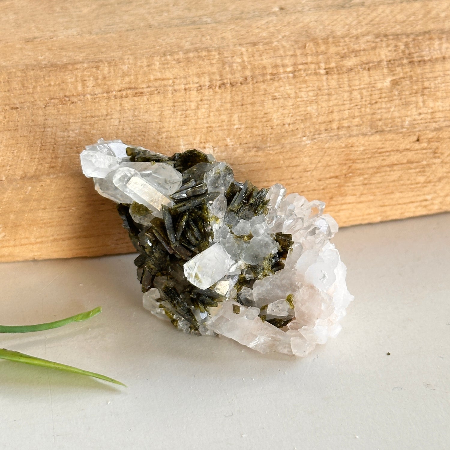 Epidote & Quartz Cluster 26g - High Quality