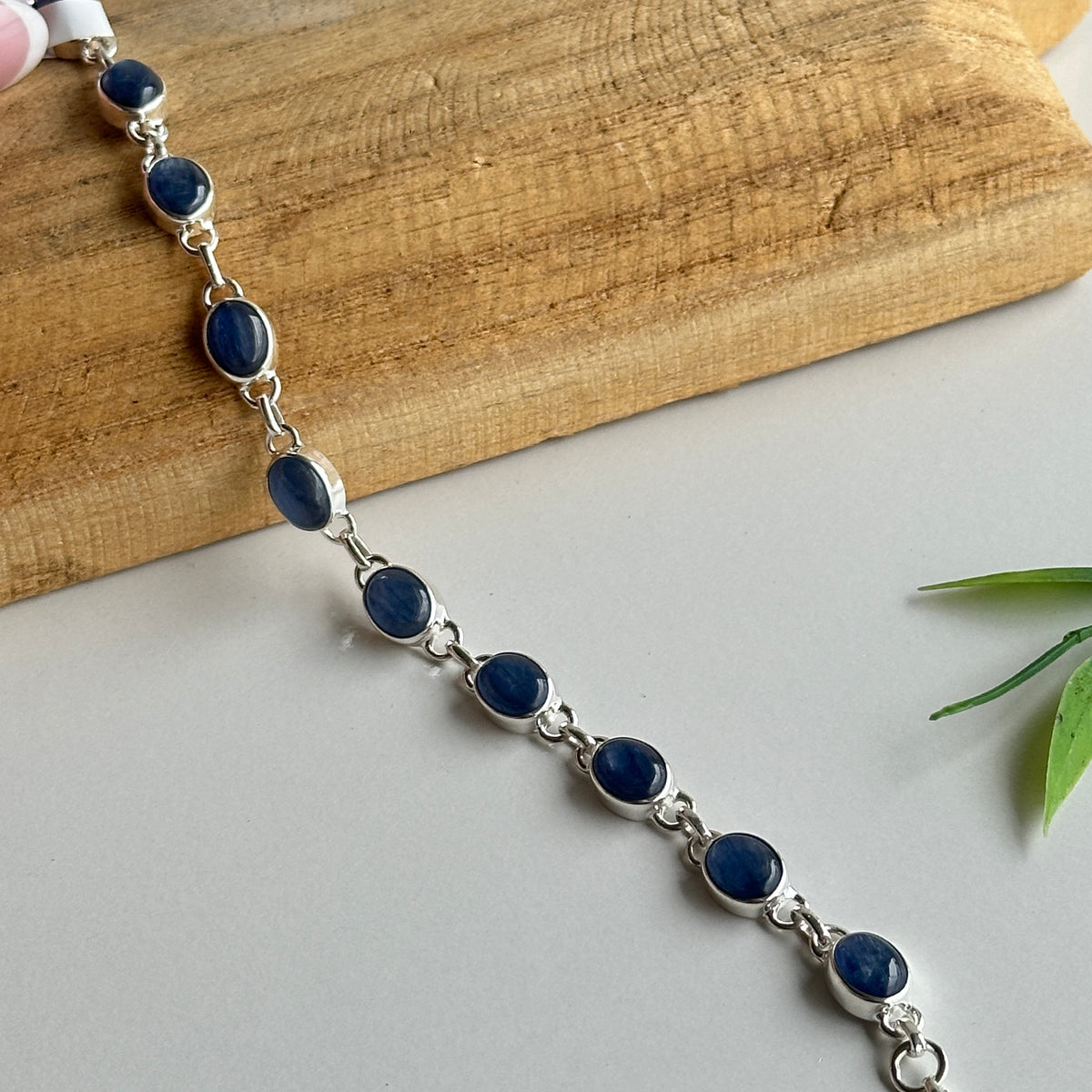Blue Kyanite Oval Bracelet