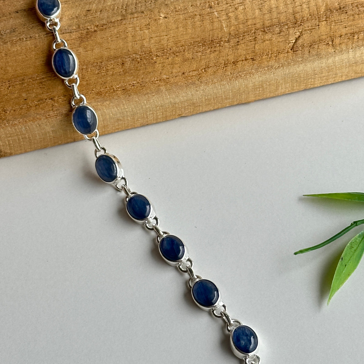 Blue Kyanite Oval Bracelet