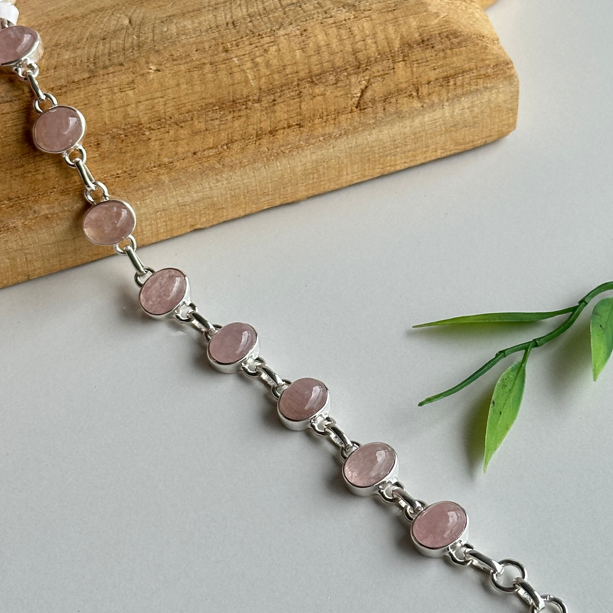 Morganite Oval Bracelet