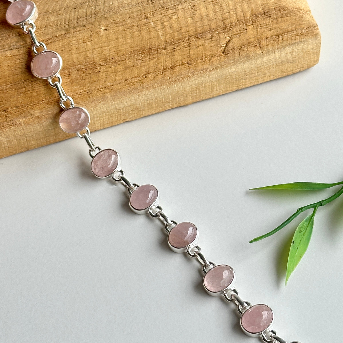 Morganite Oval Bracelet