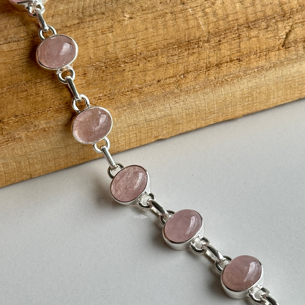 Morganite Oval Bracelet