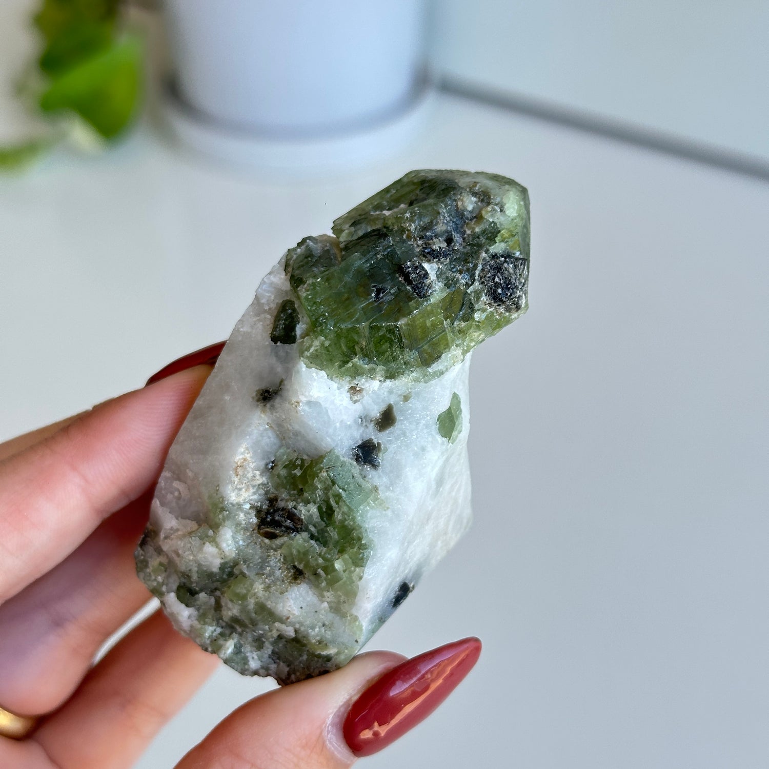 Diopside On Quartz Pc