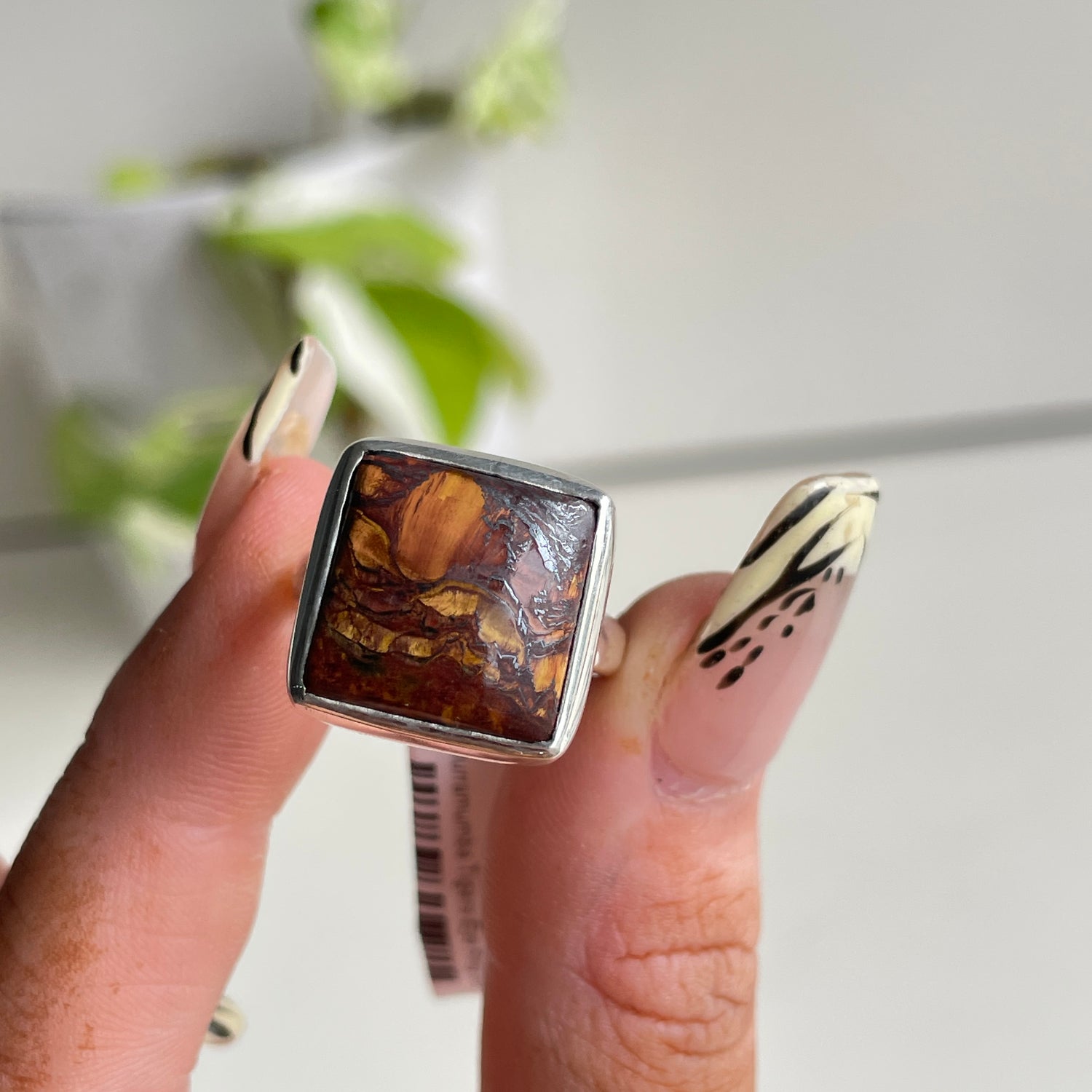 Murramumba Tigers Eye Ring Sz8