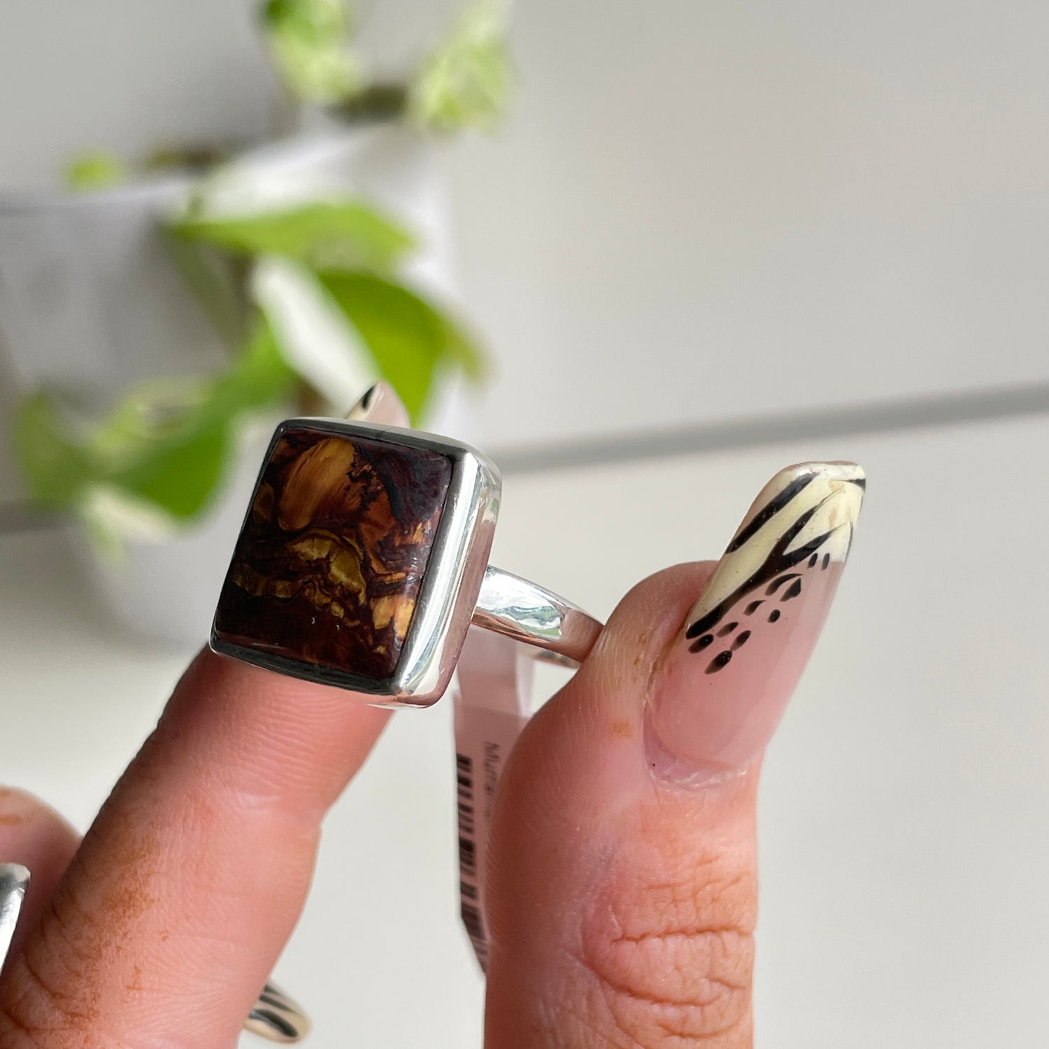 Murramumba Tigers Eye Ring Sz8