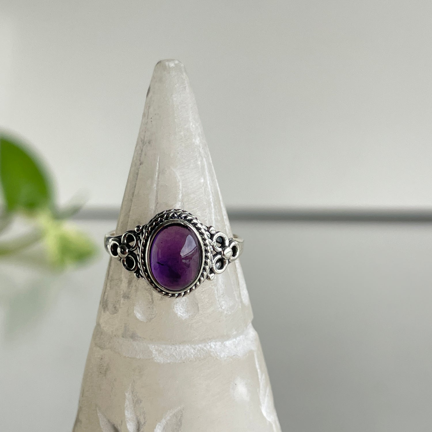 Amethyst Oval Ring