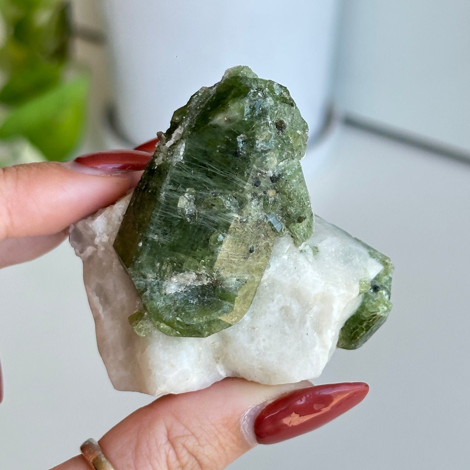 Diopside On Quartz Pc