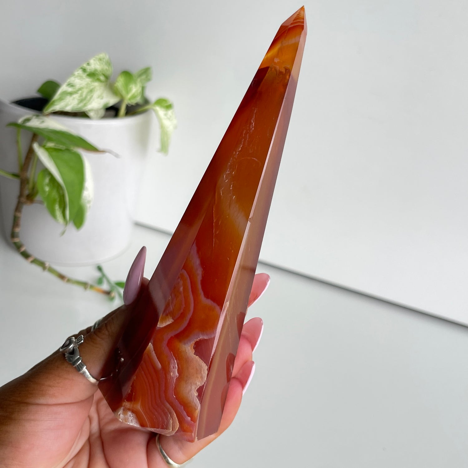 Carnelian Point 15cm