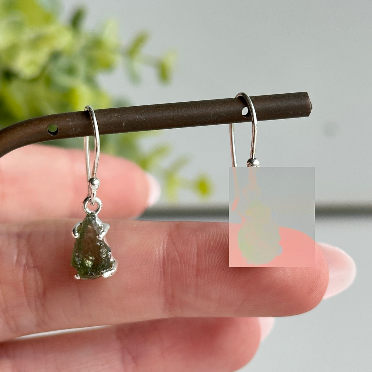 Moldavite Earrings