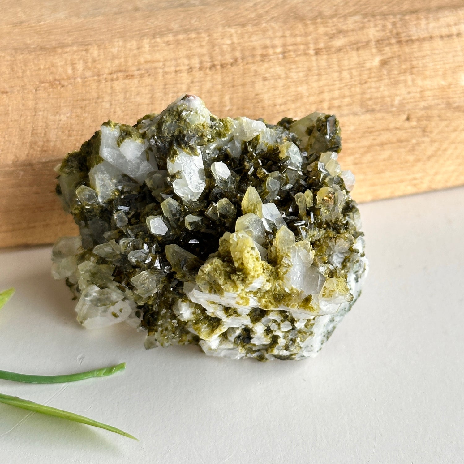 Epidote & Quartz Cluster 70g - High Quality