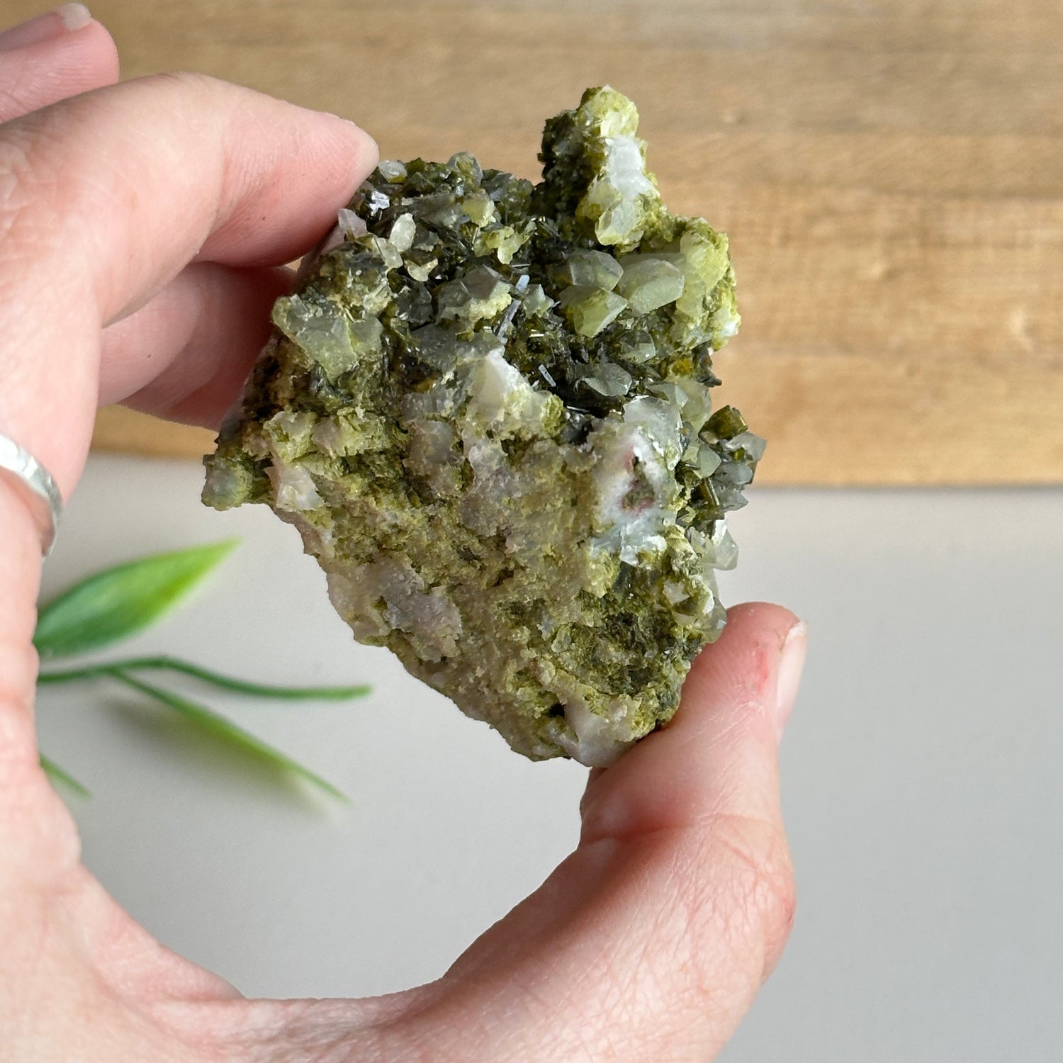 Epidote & Quartz Cluster 70g - High Quality