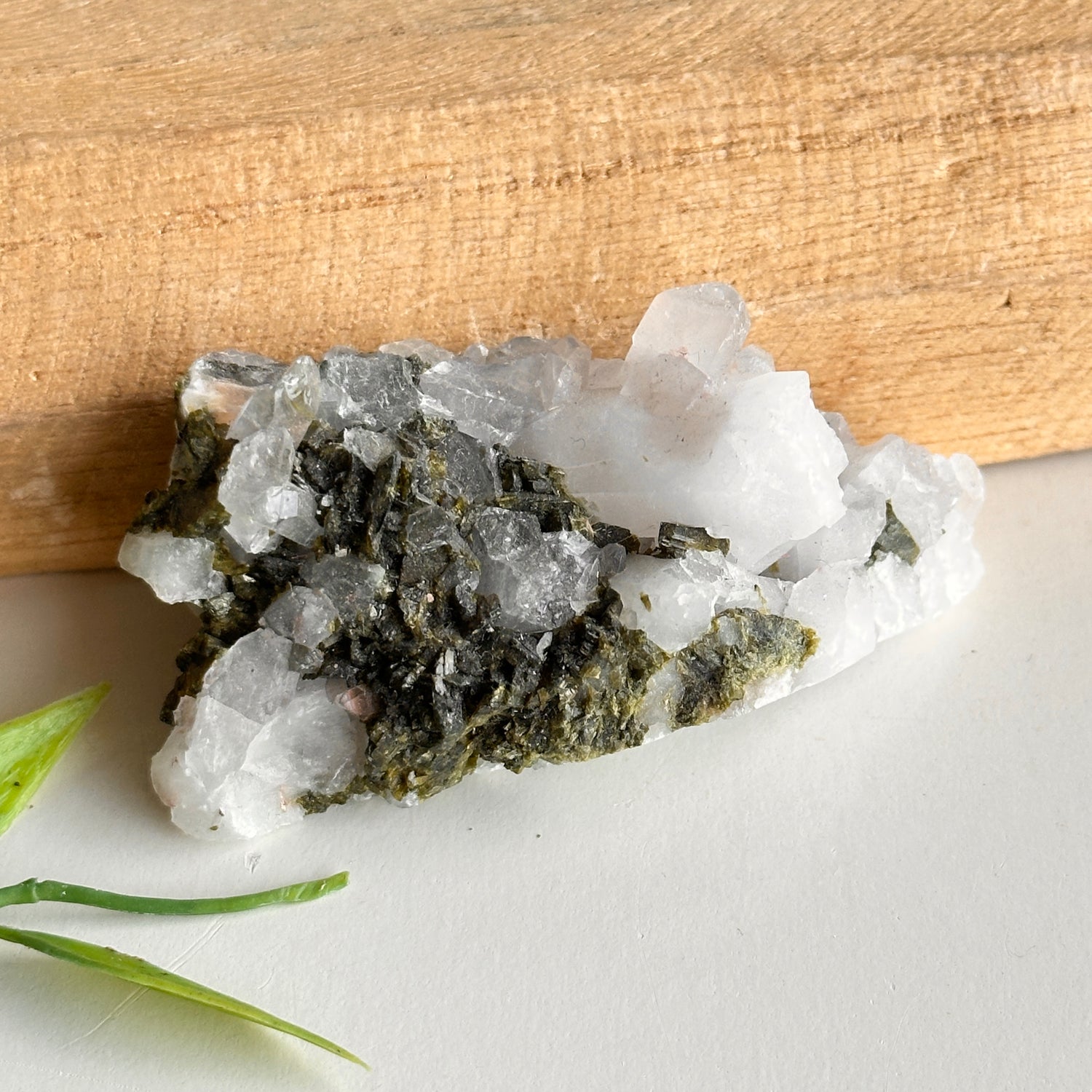 Epidote & Quartz Cluster 62g