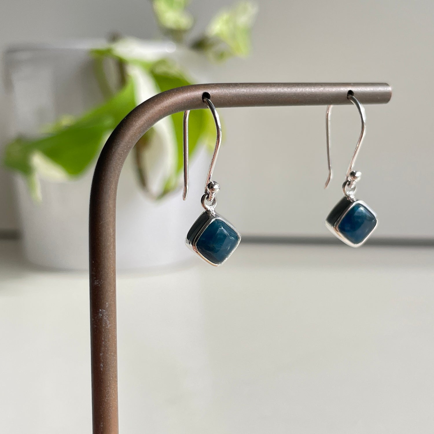 Blue Apatite Earrings
