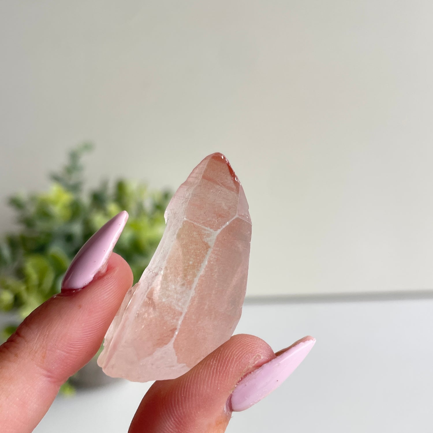 Pink Lemurian Quartz Point 22g
