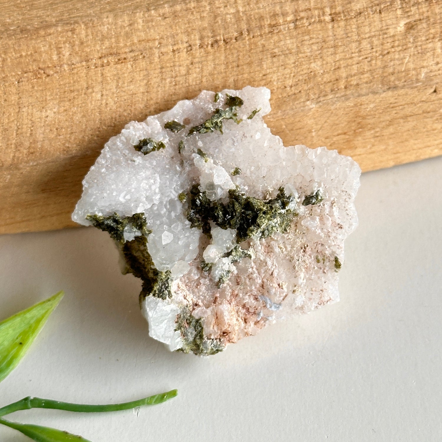Epidote & Quartz Cluster 16g