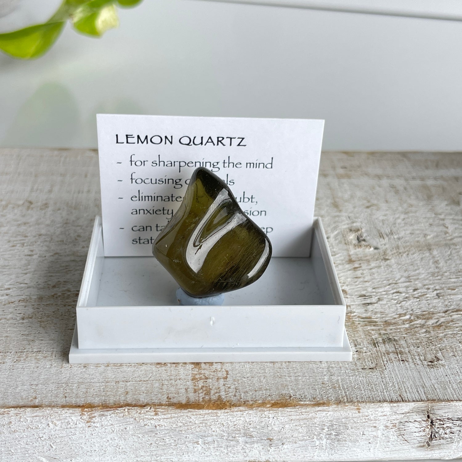 Lemon Quartz Specimen 001