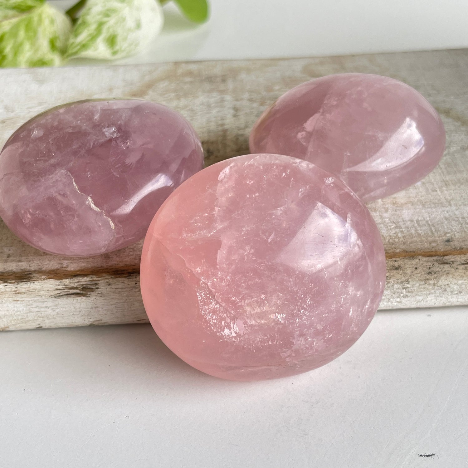 Rose Quartz Palmstone Small