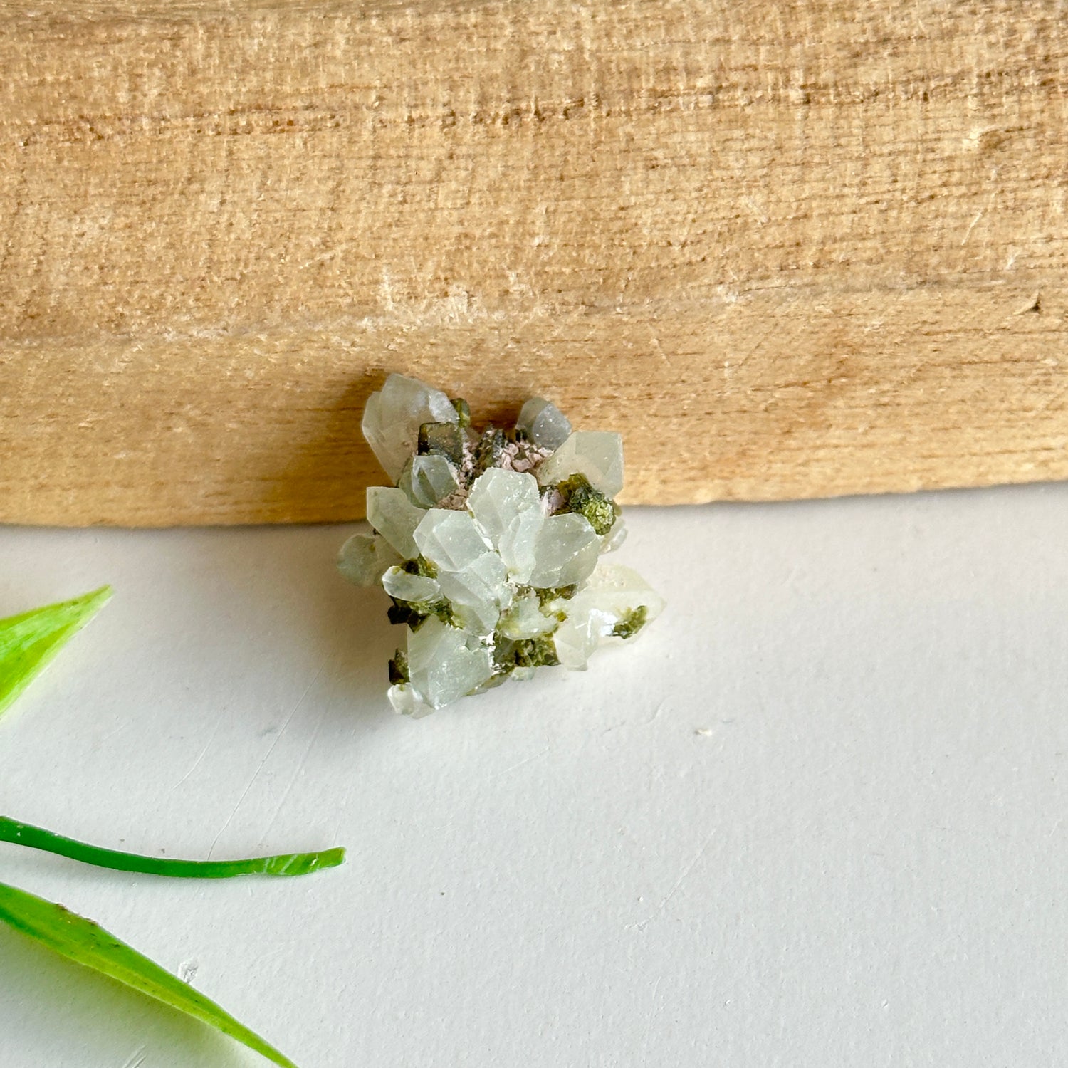 Epidote & Quartz Cluster 4g - High Quality