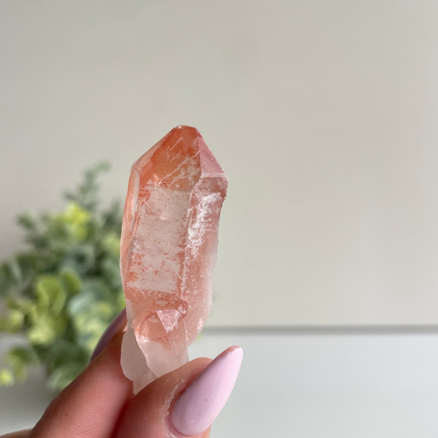Pink Lemurian Quartz Point 20g