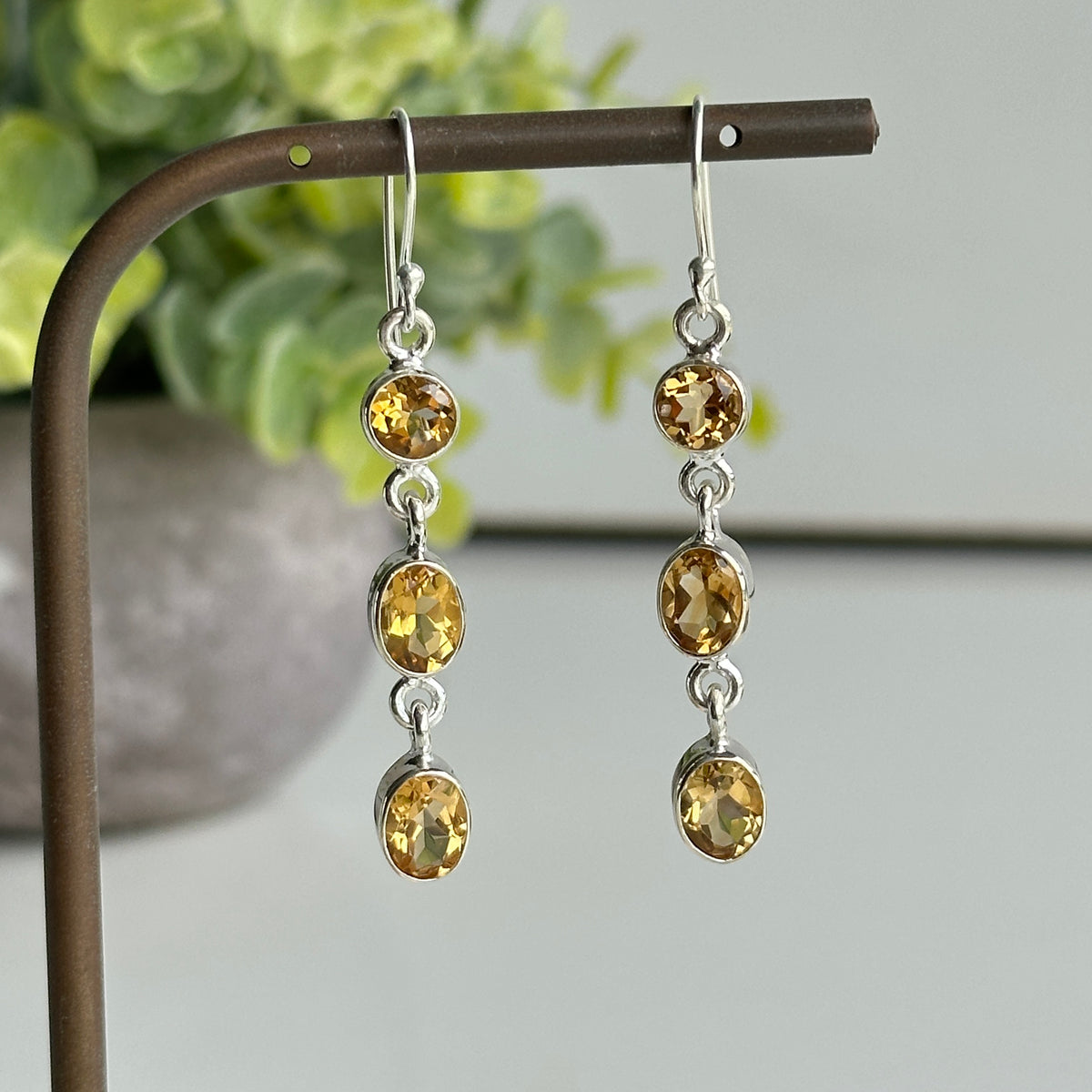 Citrine Drop Earrings