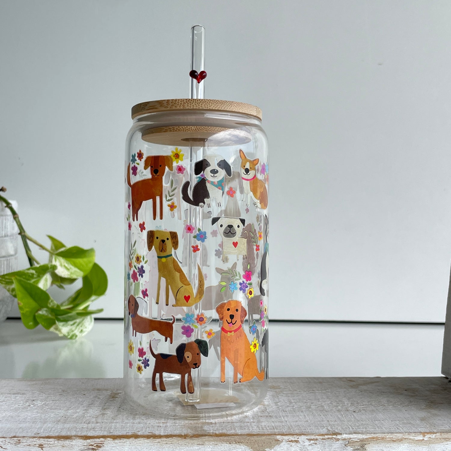 Glass Tumbler Dogs WB000050