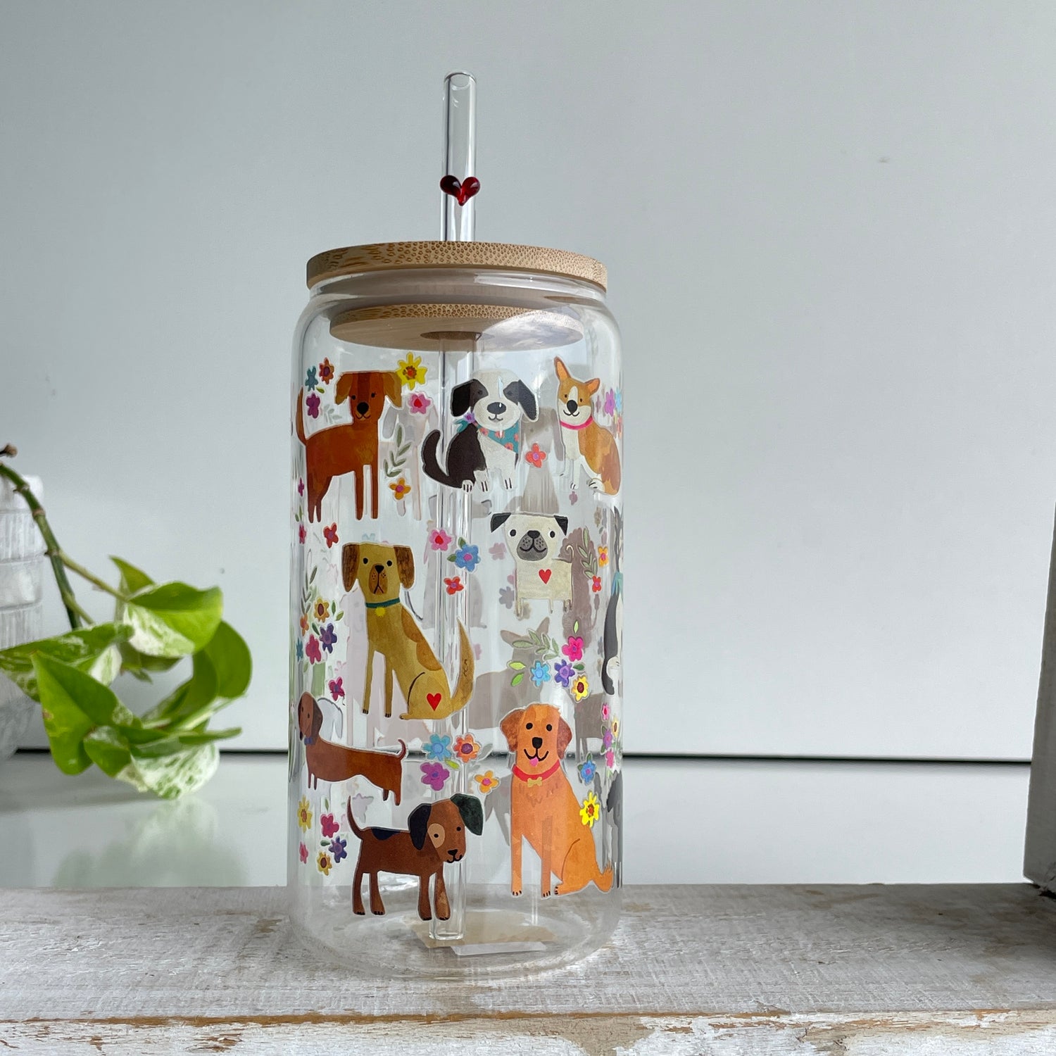 Glass Tumbler Dogs WB000050