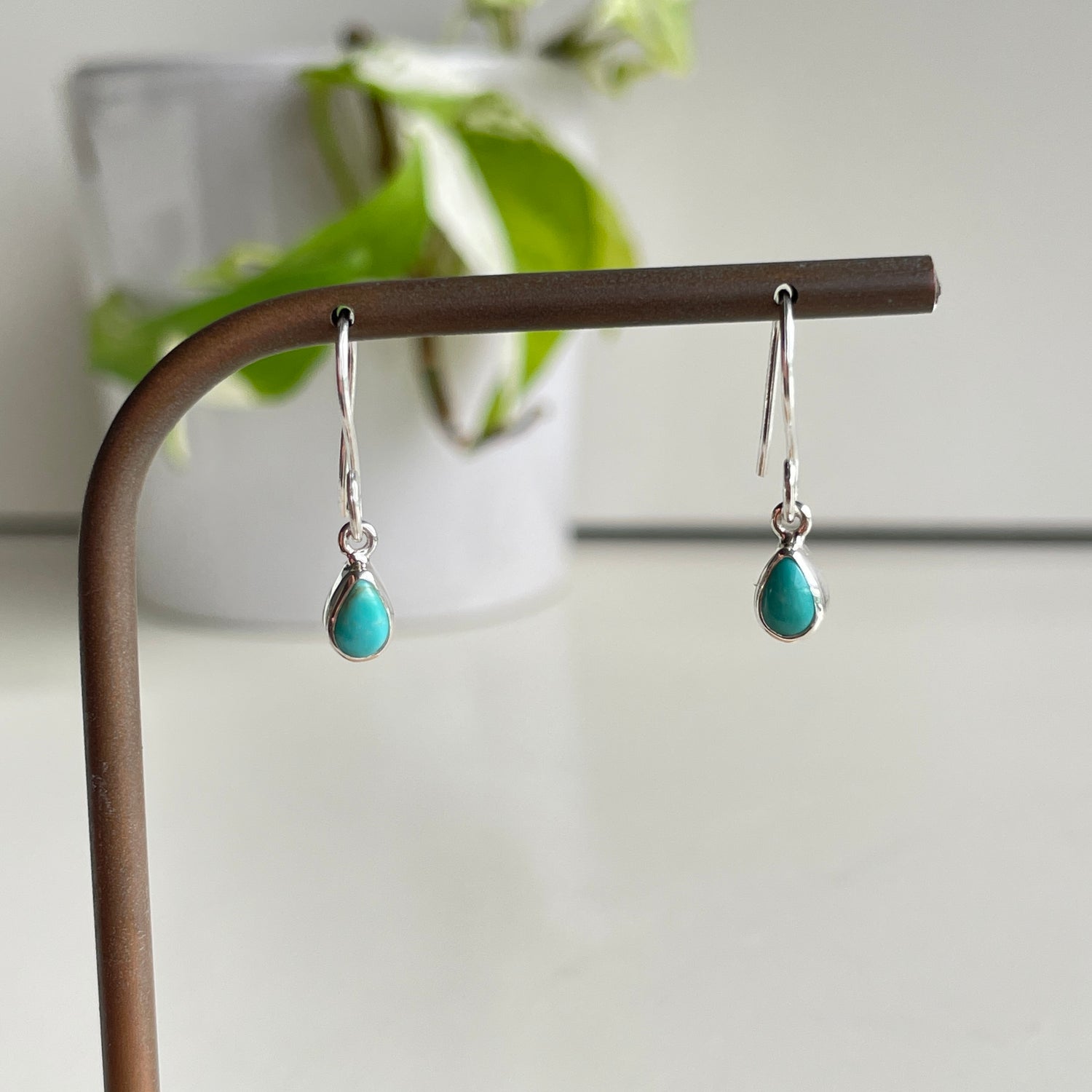 Turquoise Teardrop Earrings
