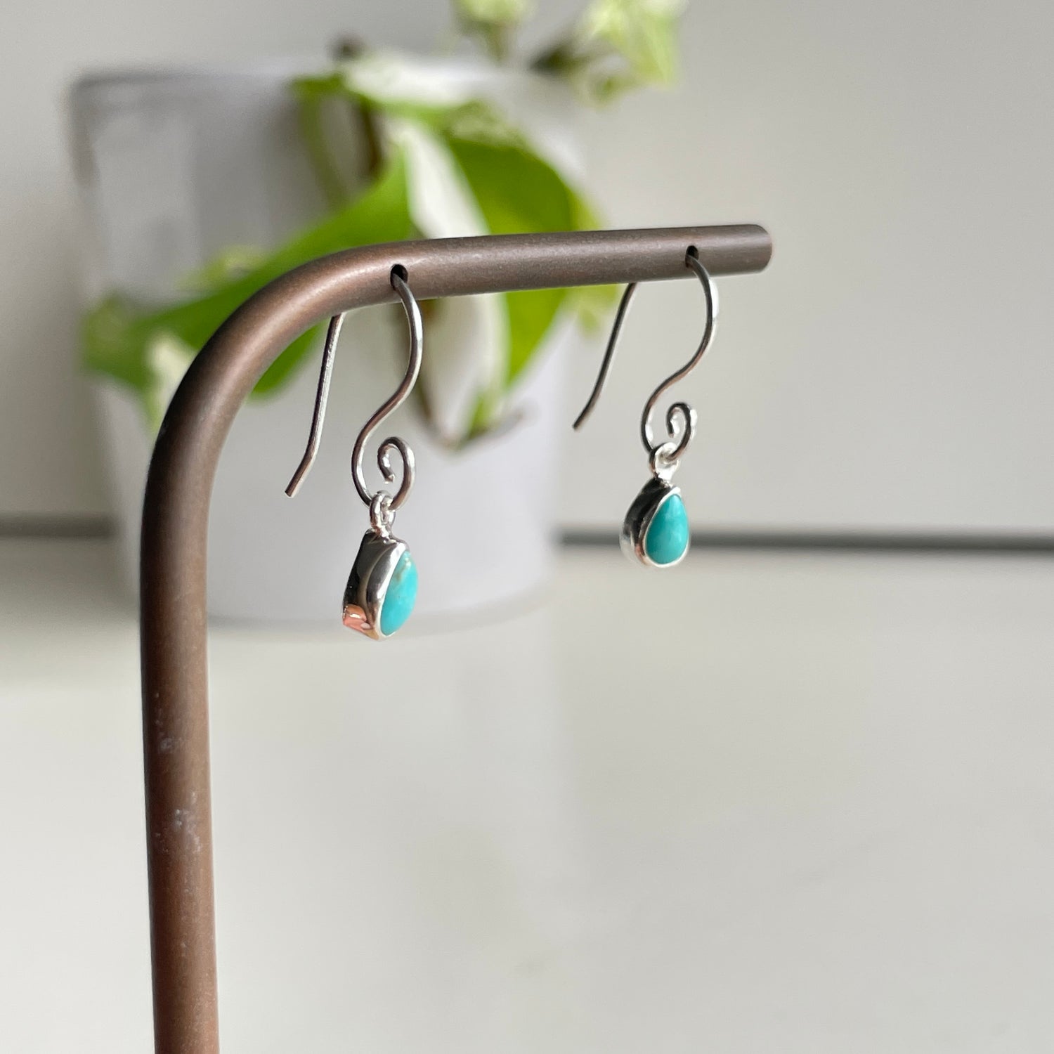 Turquoise Teardrop Earrings