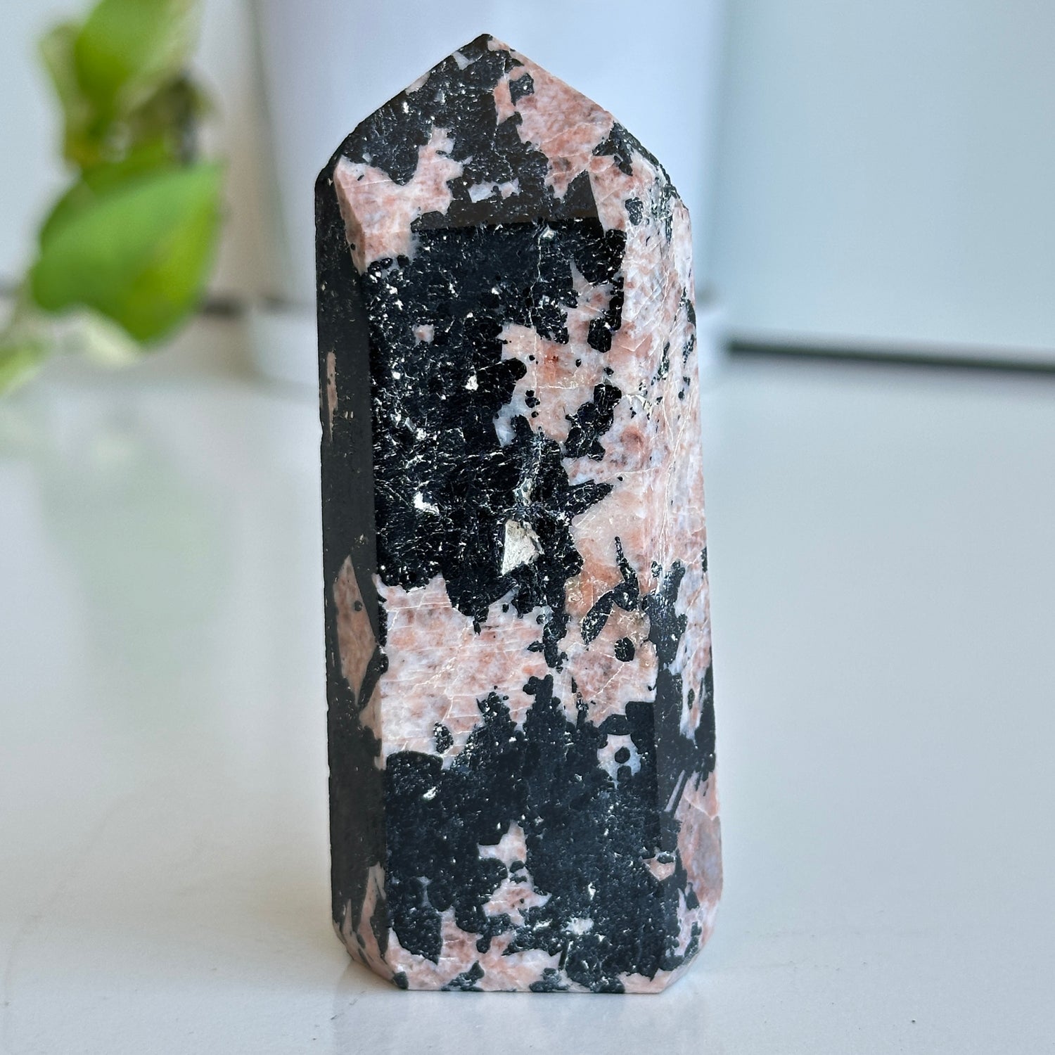 Black Tourmaline With Feldspar Generator 12cm