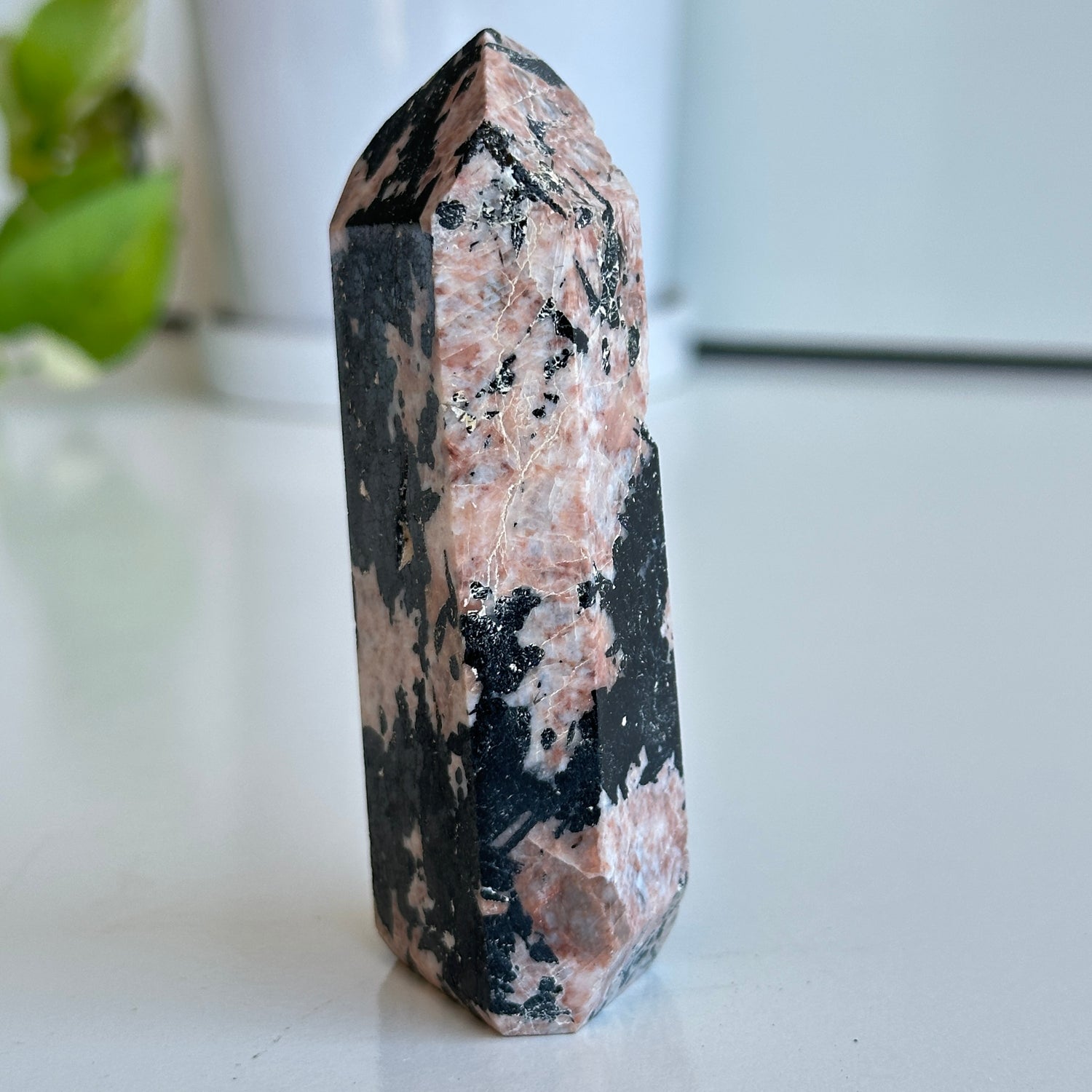 Black Tourmaline With Feldspar Generator 12cm
