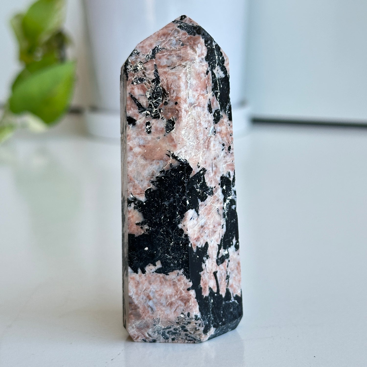 Black Tourmaline With Feldspar Generator 12cm
