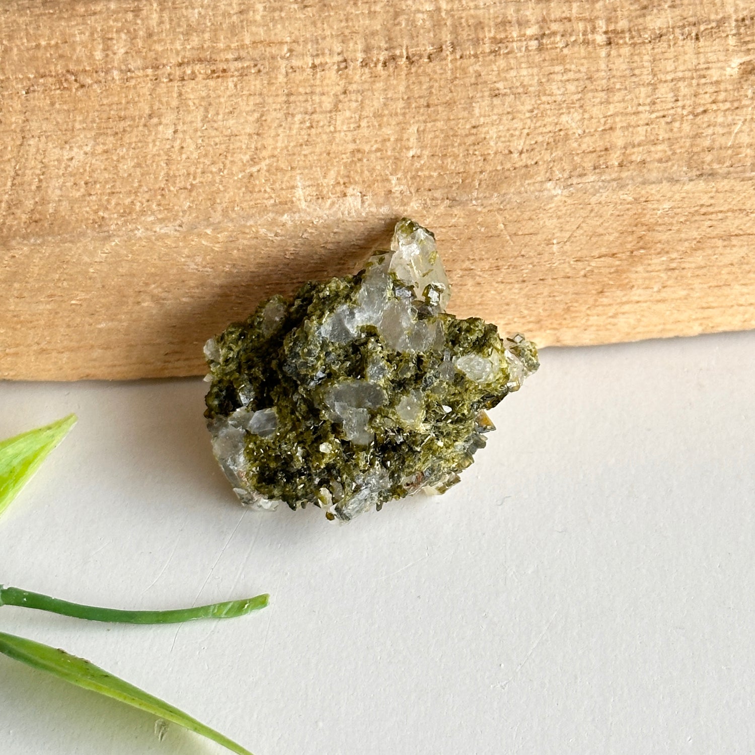 Epidote & Quartz Cluster 6g - High Quality