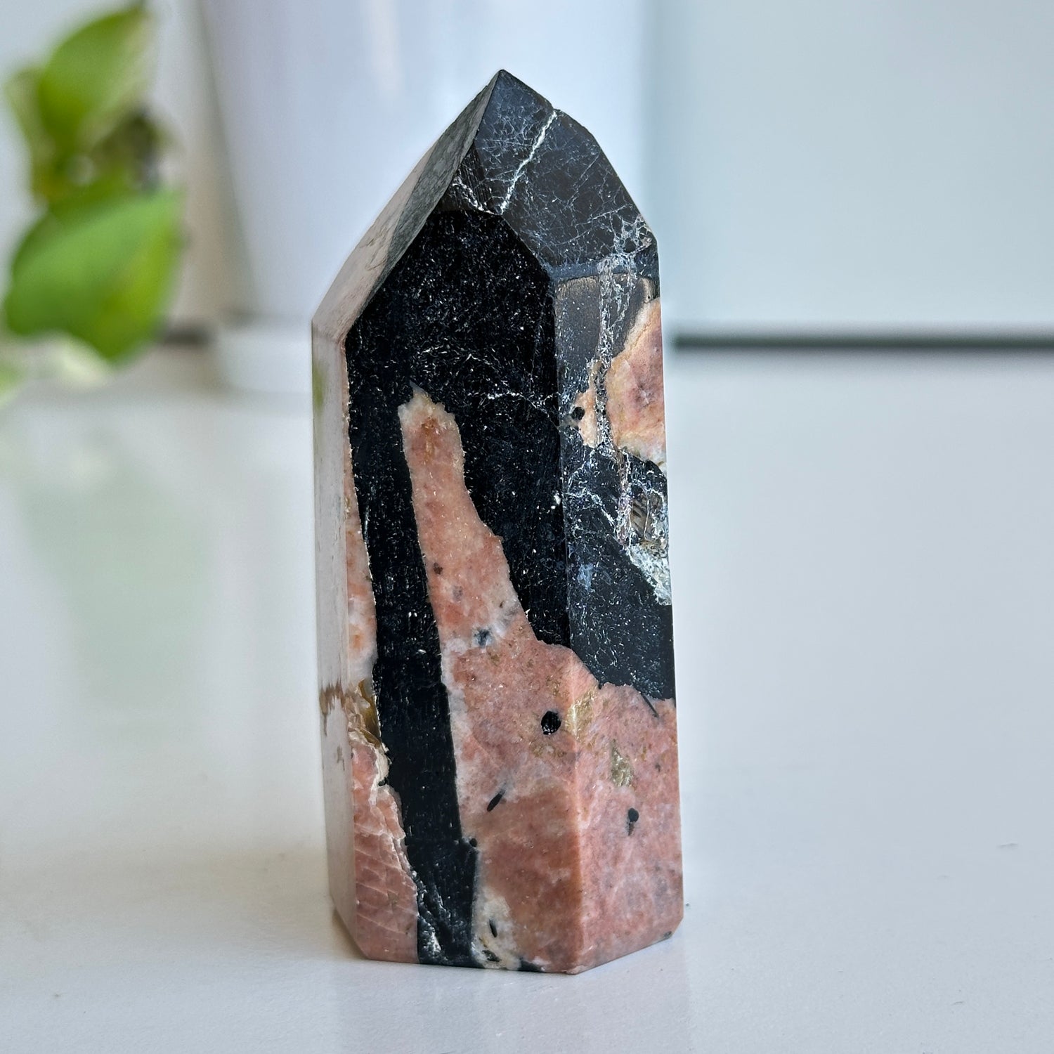 Black Tourmaline With Feldspar Generator 8.3cm