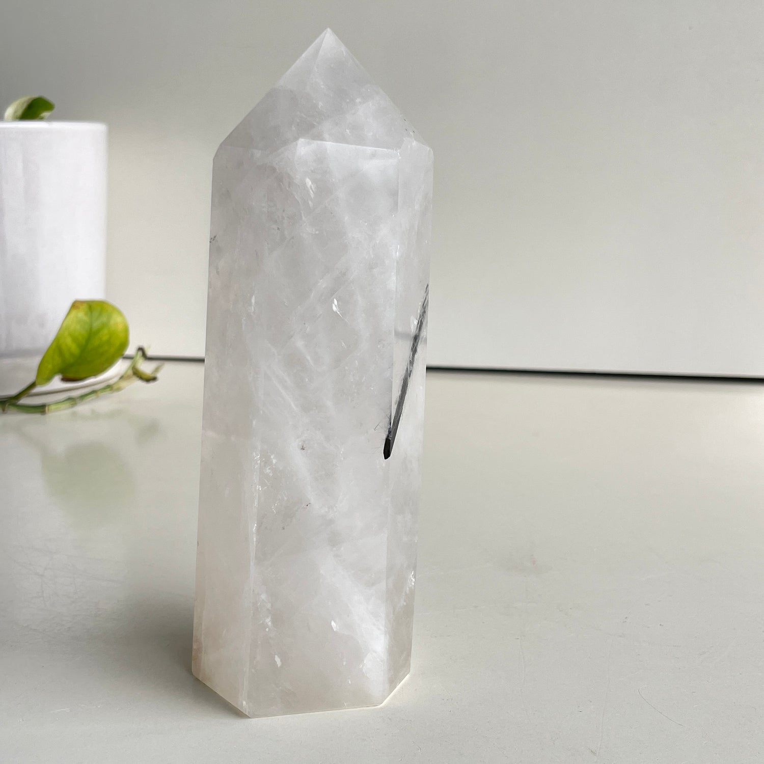 Tourmalinated Quartz Generator 16.8cm