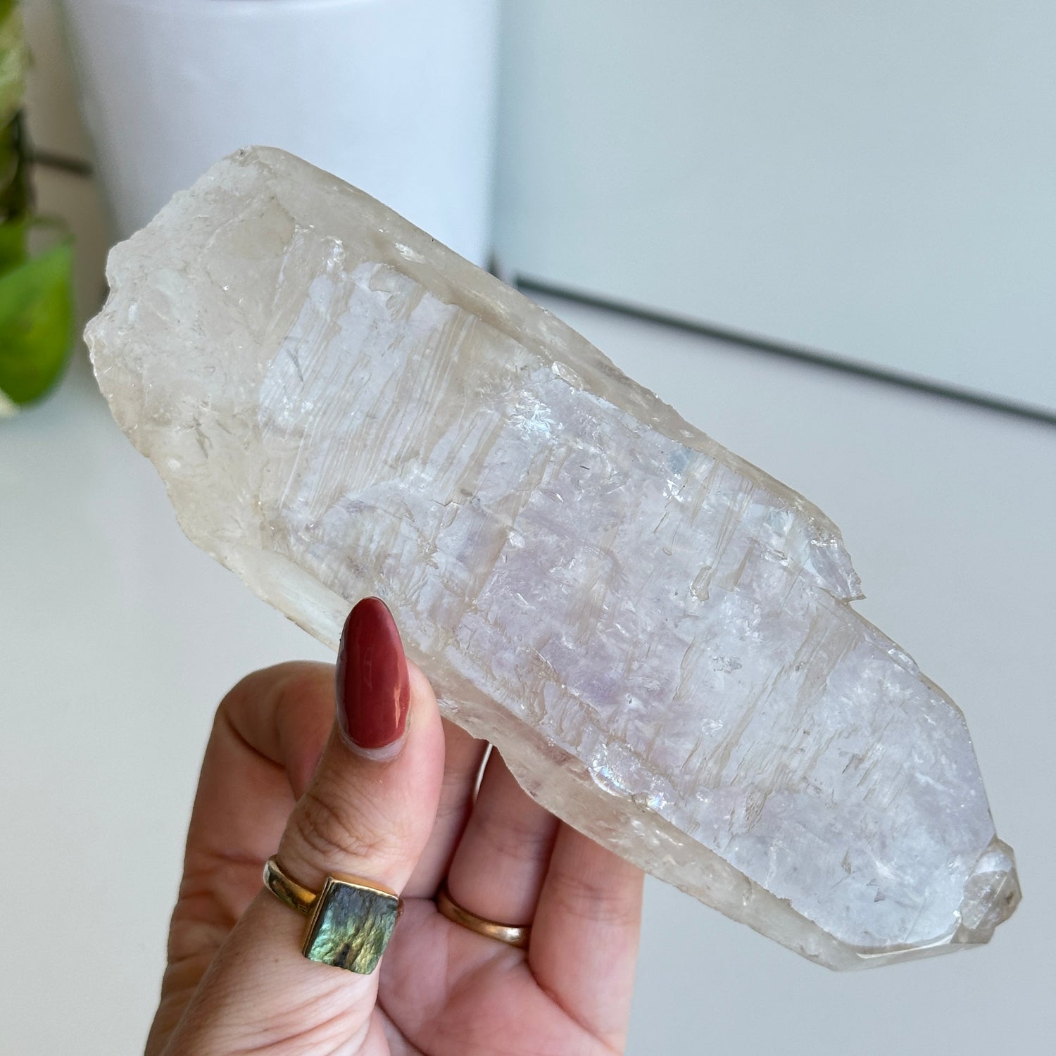 Smoky Lemurian Rough Point