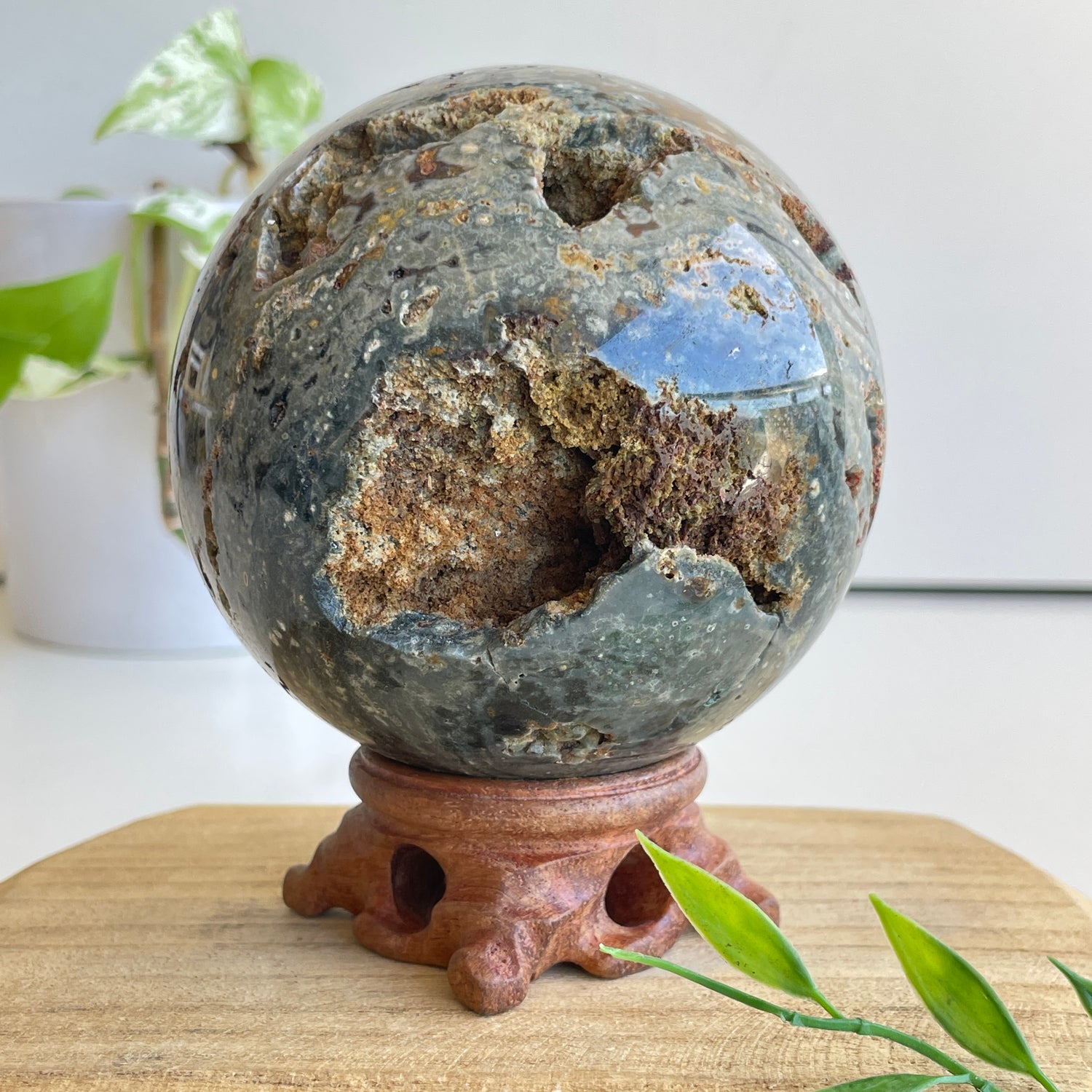 Ocean Jasper Sphere 9.2cm