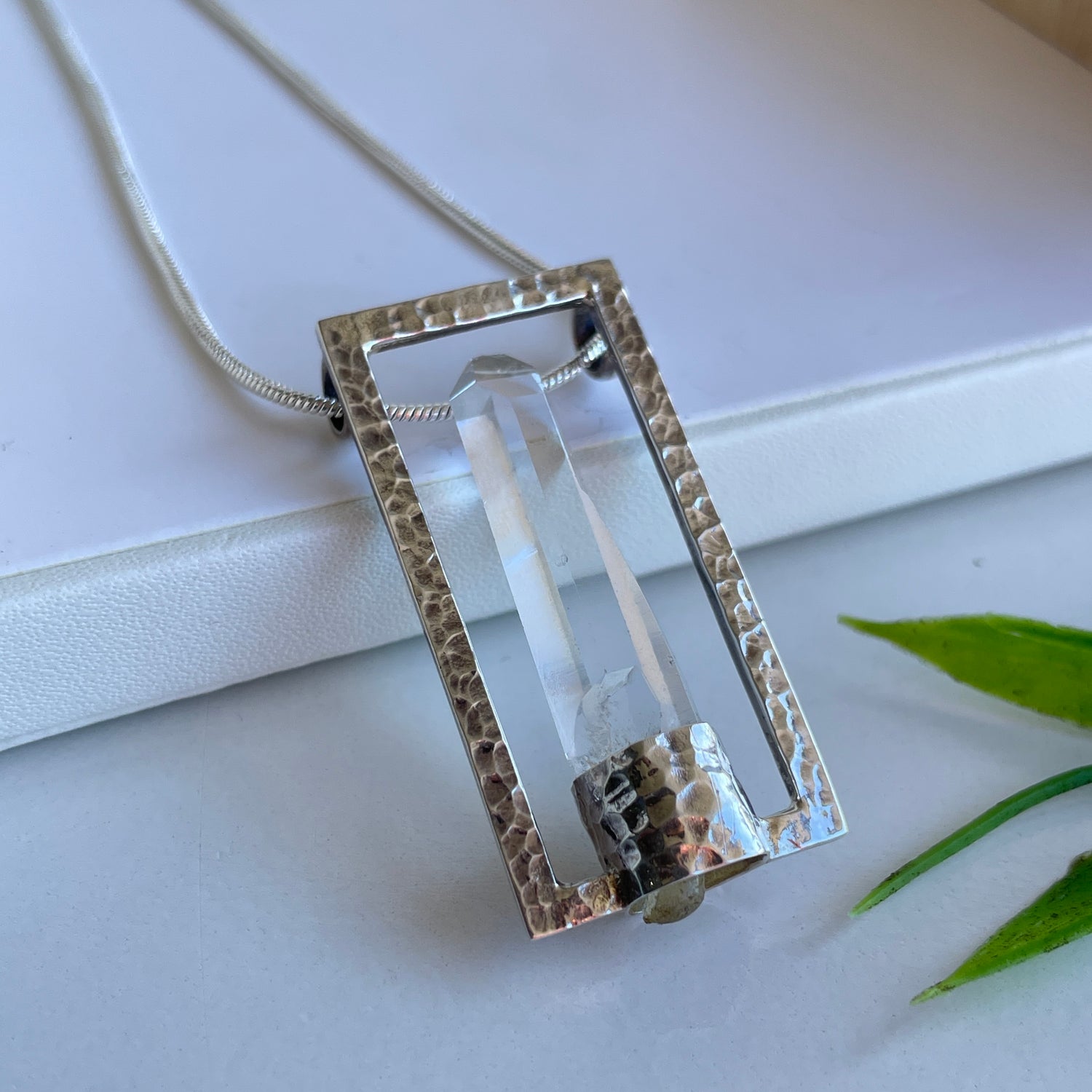 Lemurian Quartz Point Pendant