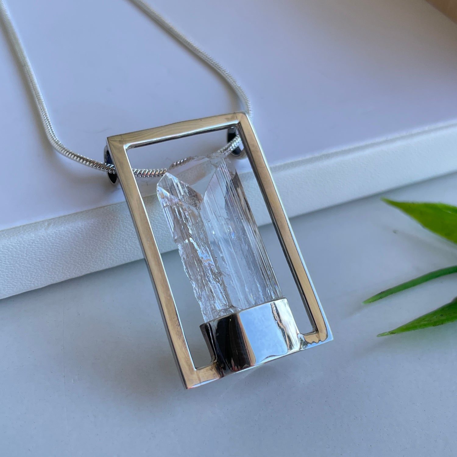 Danburite Point Pendant