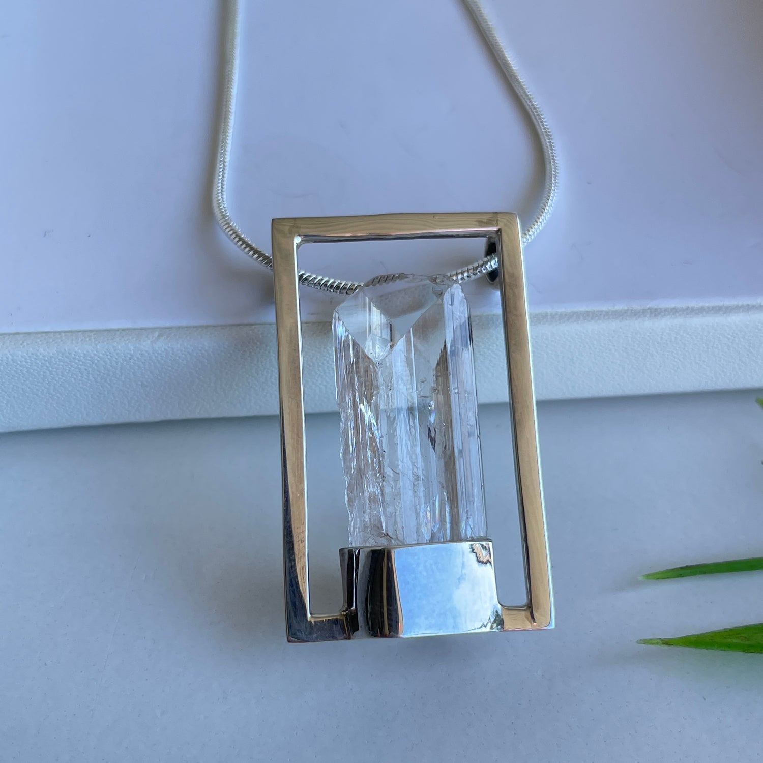 Danburite Point Pendant