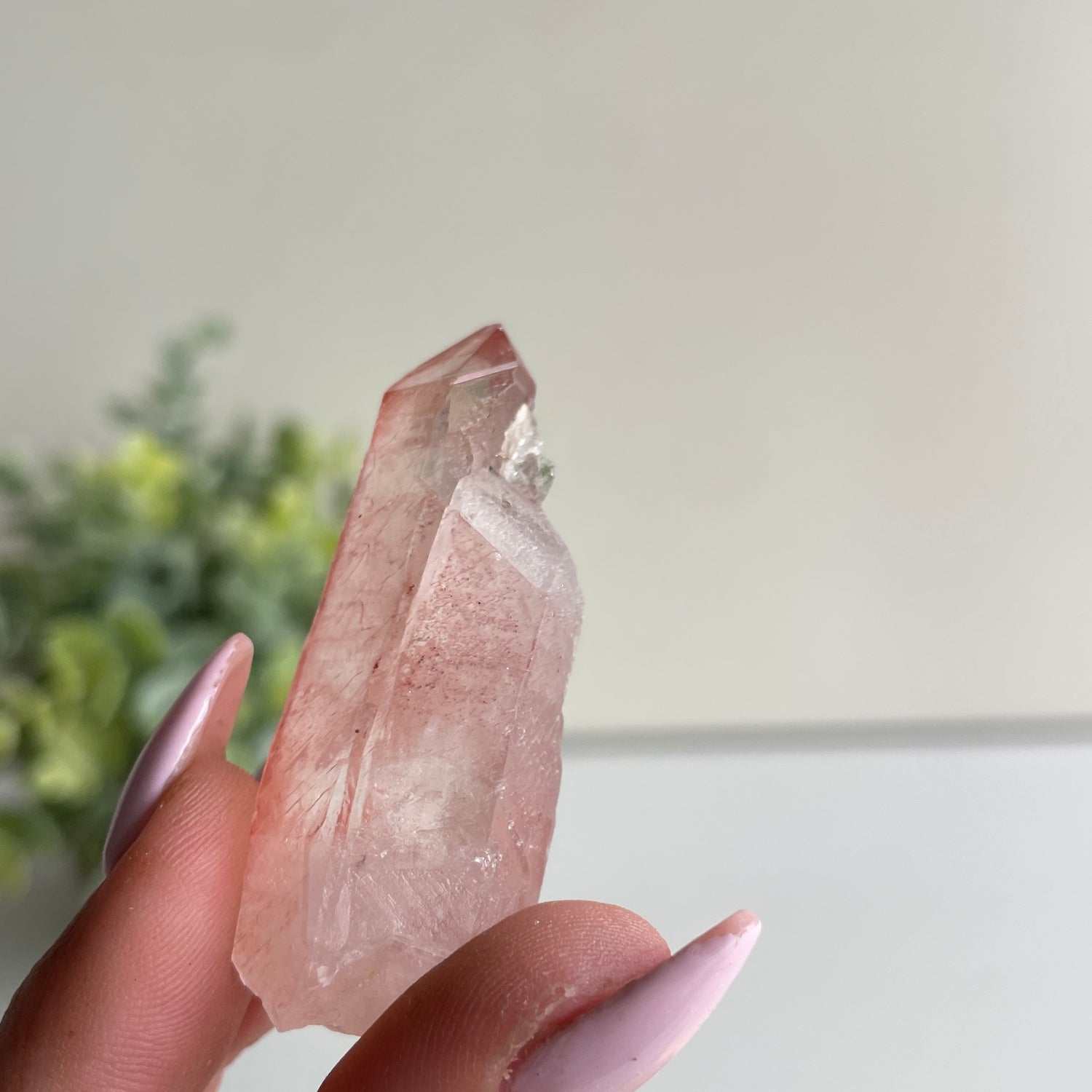 Pink Lemurian Quartz Point 20g