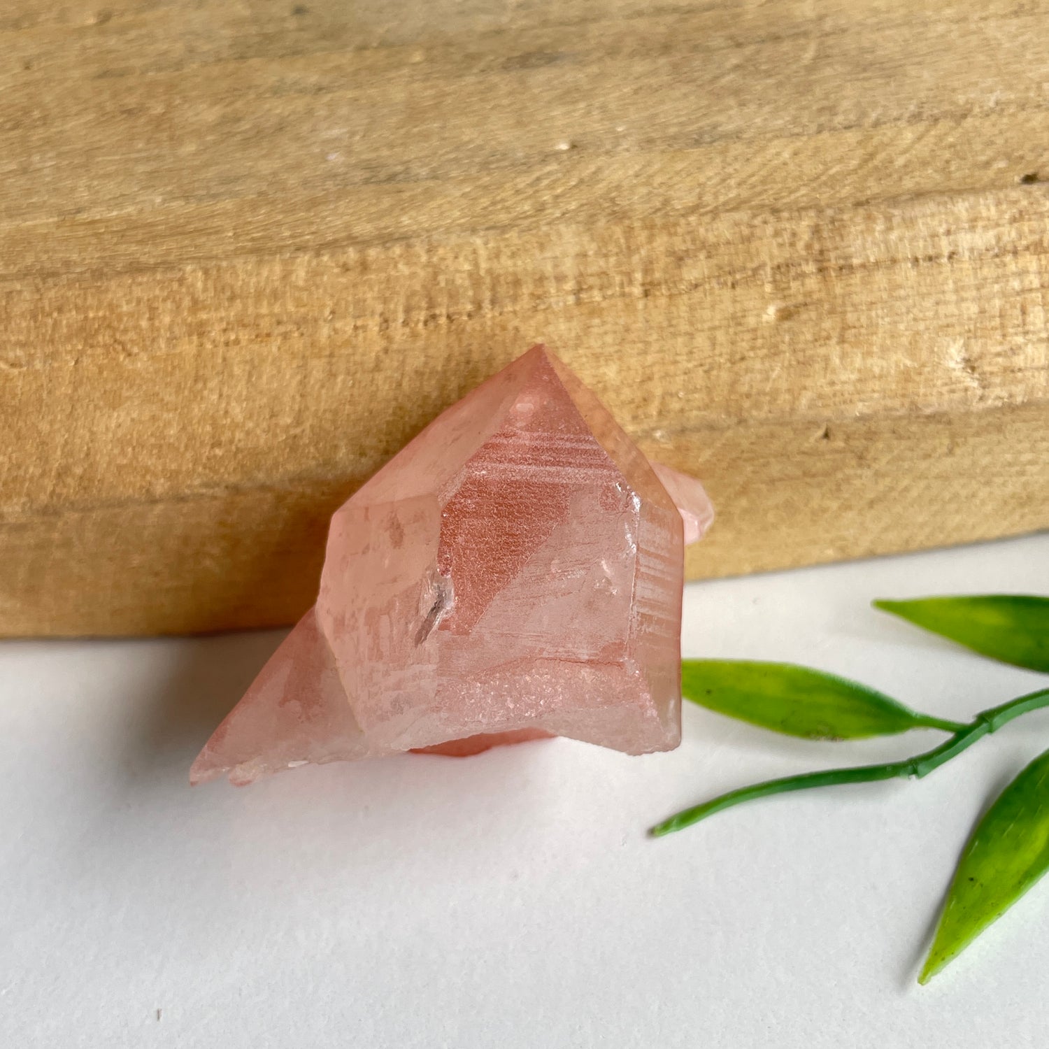 Pink Lemurian Quartz Point 36g