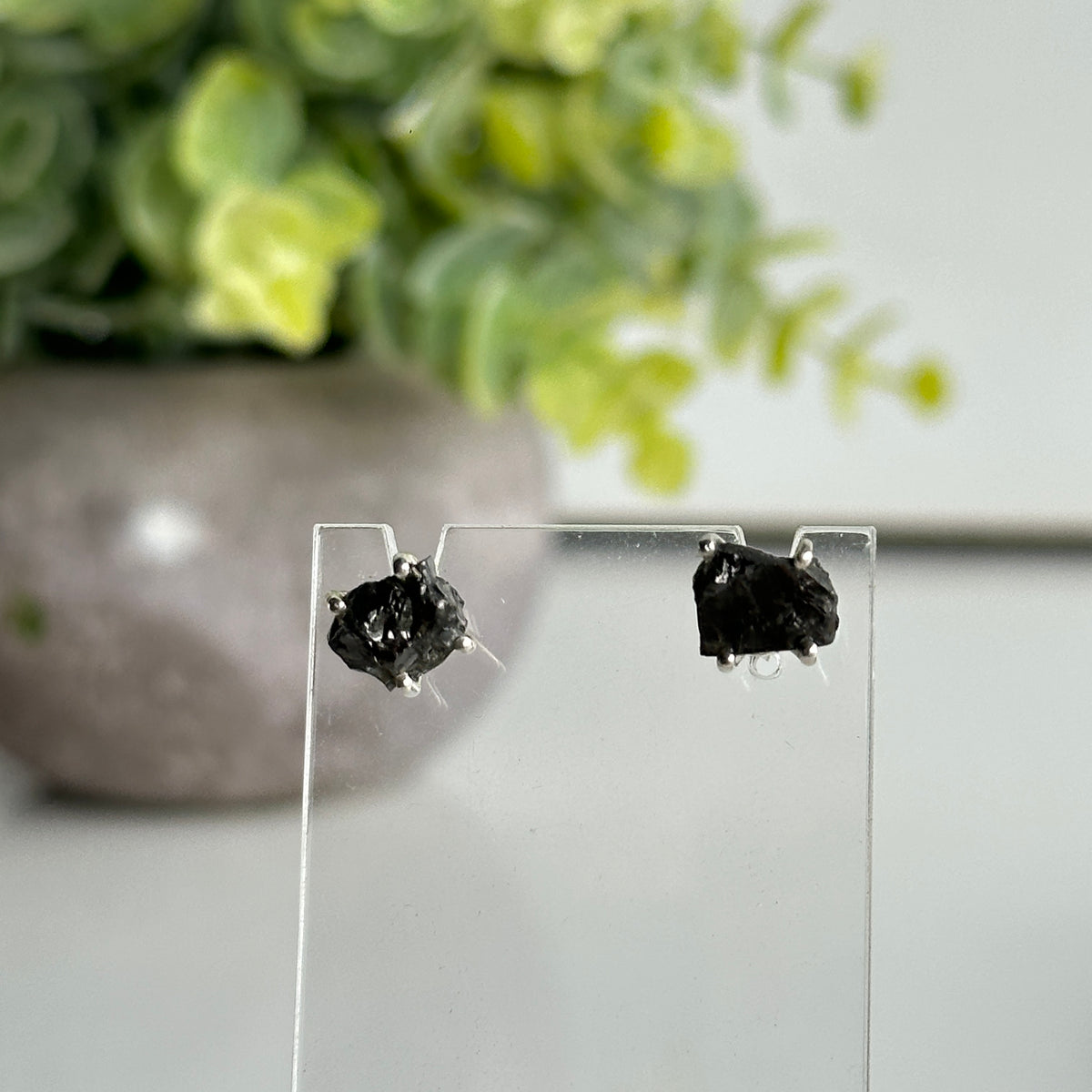 Shungite Stud Earrings