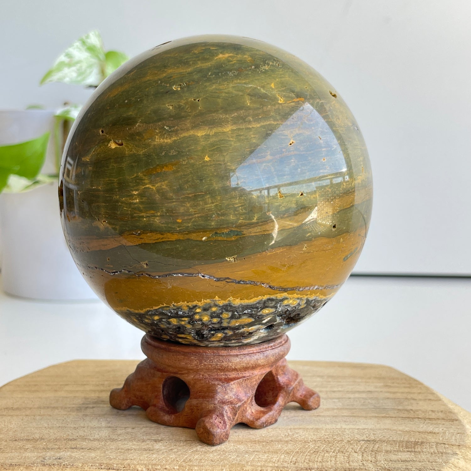 Ocean Jasper Sphere 9.7cm