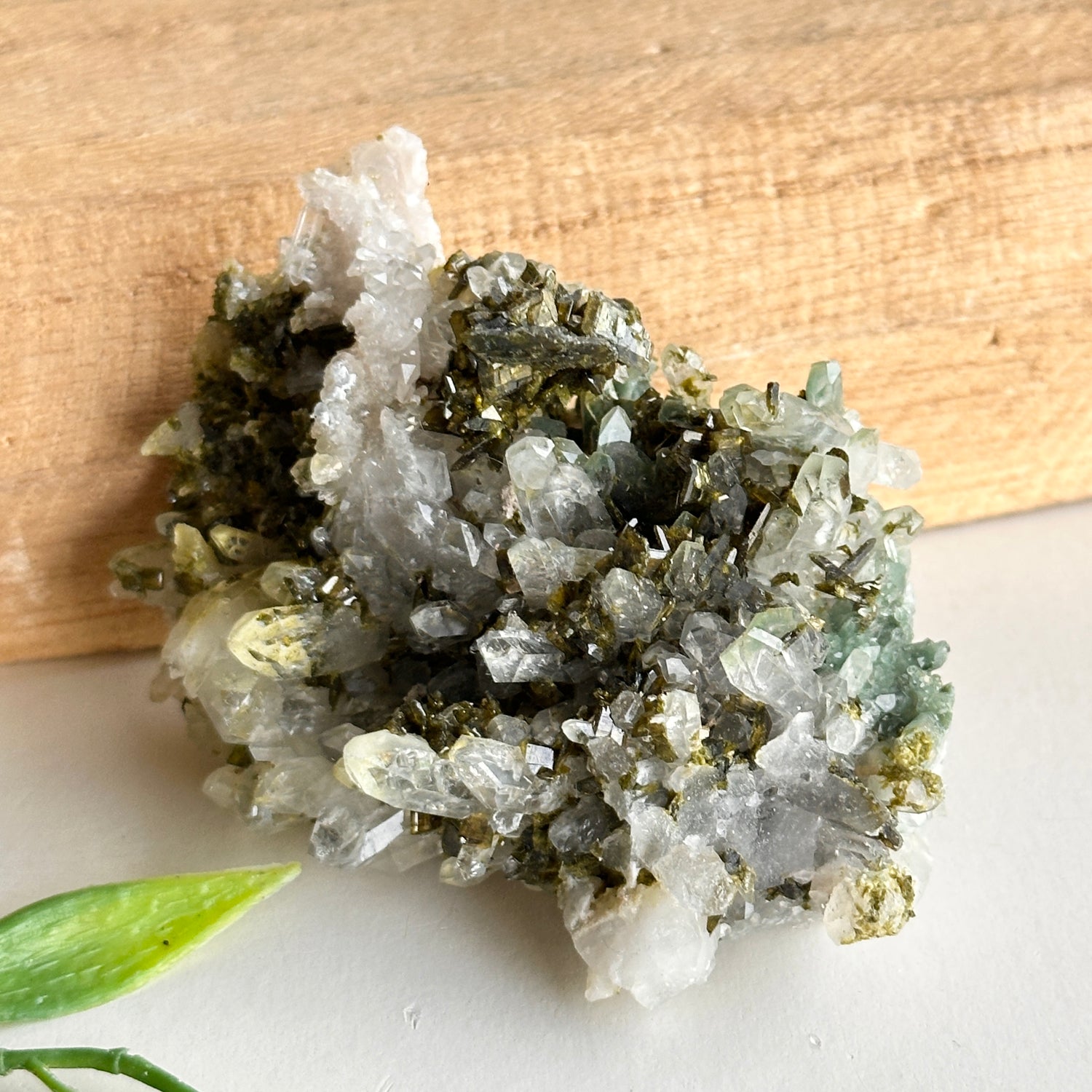 Epidote & Quartz Cluster 72g - High Quality