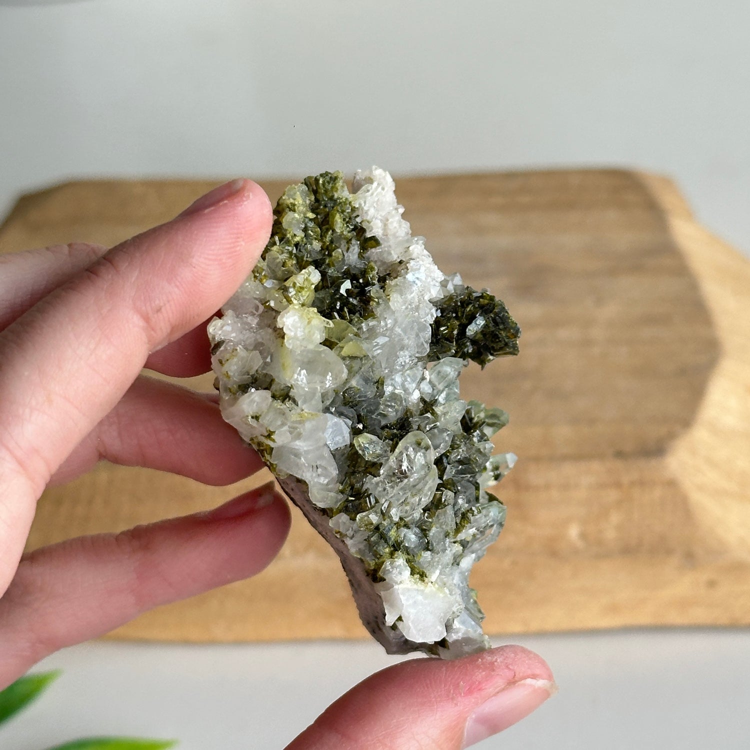 Epidote & Quartz Cluster 72g - High Quality