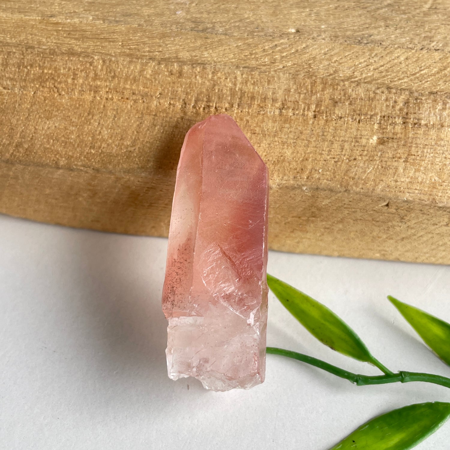 Pink Lemurian Quartz Point 16g