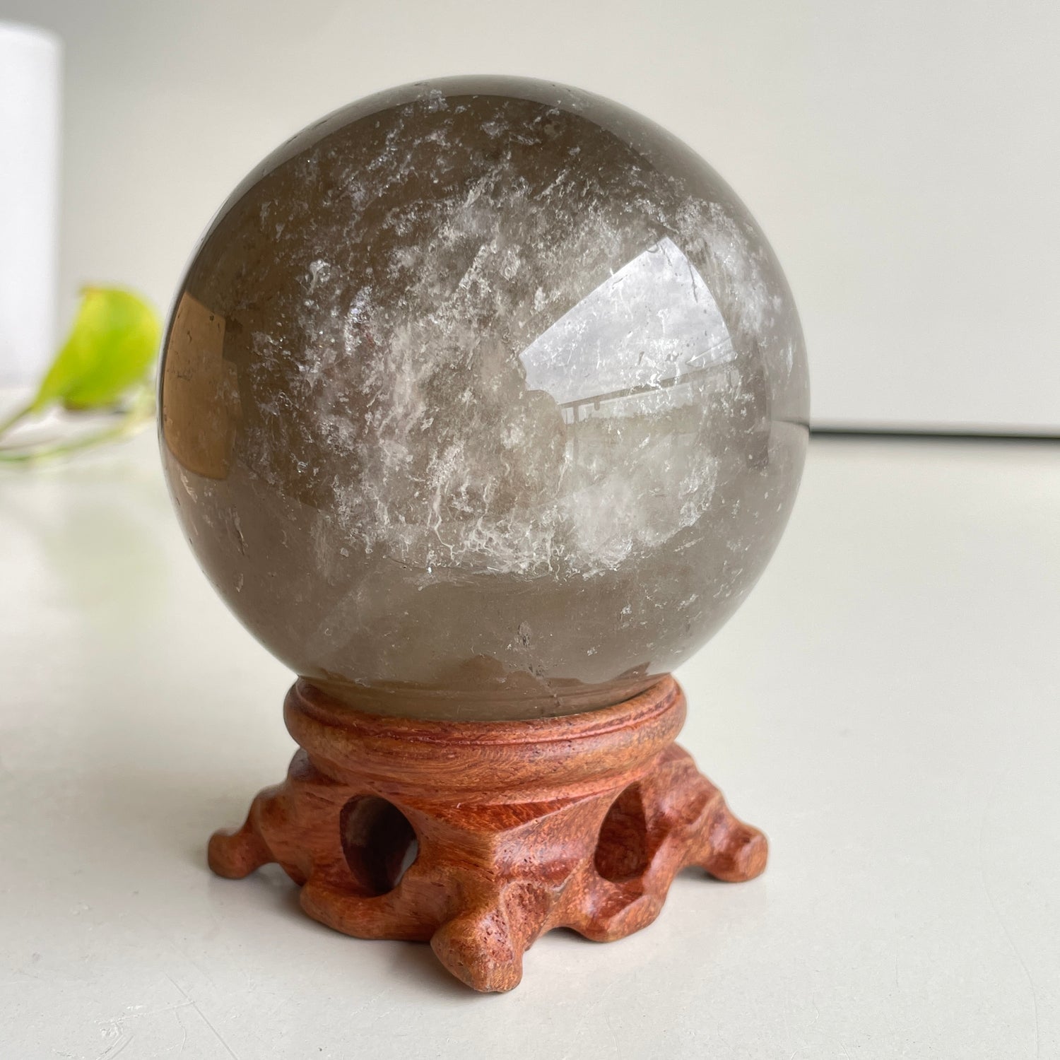 Smoky Quartz Sphere 7.7cm
